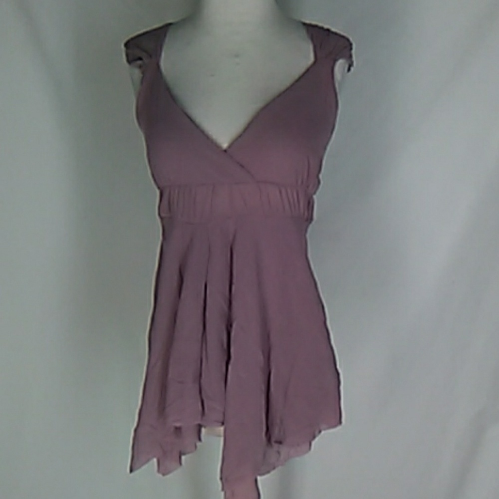 Sweet Pea Stacy Frati Nylon Top Shirt Blouse L